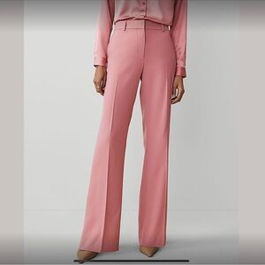 NWT Ann Taylor Mauve Pink Flare Pants 12